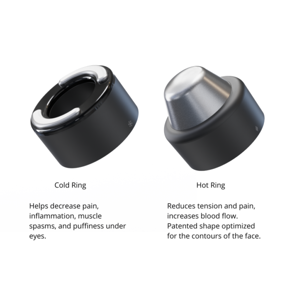 Theraface Pro - Black Hot and Cold Rings Description