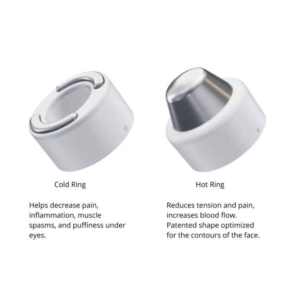 Theraface Pro - White Hot and Cold Rings