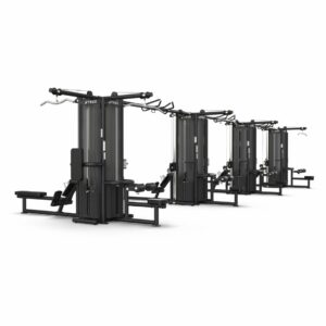 True Fitness TMS16000 4 Modular Frames with Triple Cable Crossovers