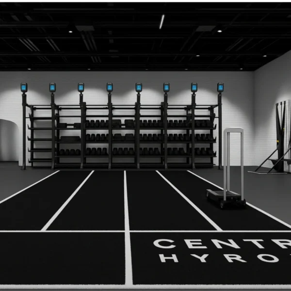 hyrox plain black turf